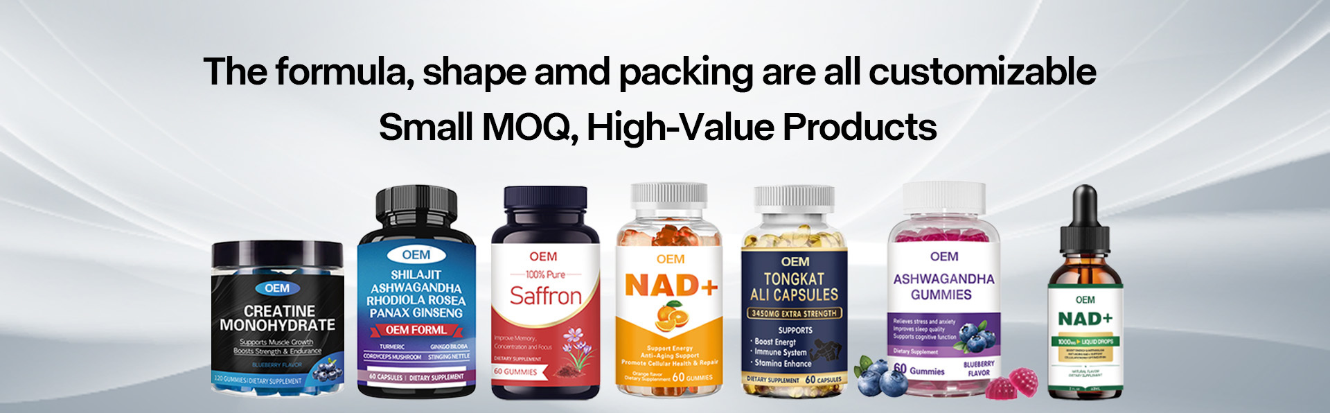 Calidad Cápsulas Suplementos alimenticios fábrica