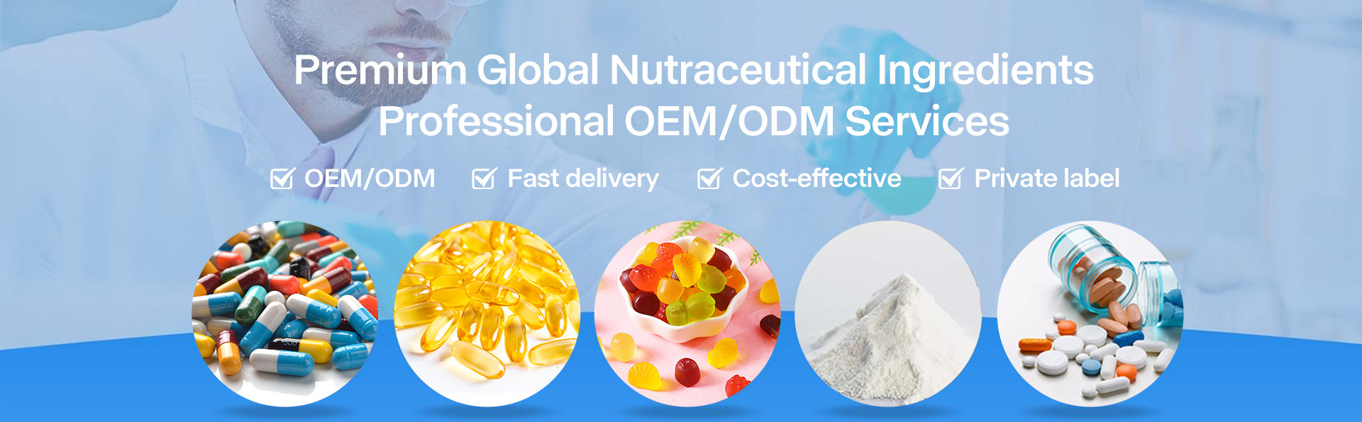 Qualidade Capsulas Suplementos alimentares fábrica
