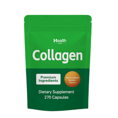 Skin Marine Vitamin C Peptides Collagen Capsules Supplementation GMP Certificated