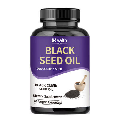 1000mg Black Seed Oil Supplement Capsules Softgel For Joint Hair Skin Immune Support