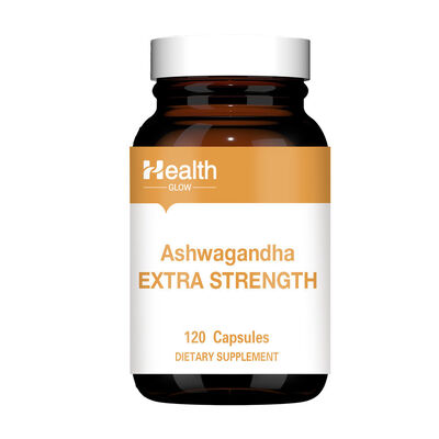 Sleep 150 Mg Ashwagandha Herb Supplement Capsules Microcrystalline Cellulose Custom Formula