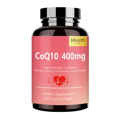 400 Mg CoQ10 Liquid Vitamins Softgel High Absorption Heart Support 60 Count