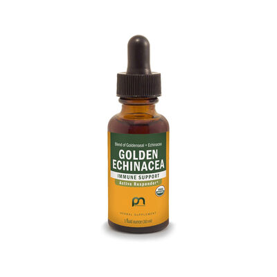 Golden Echinacea Liquid Herbal Supplement Drops Immune Support