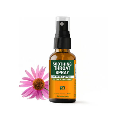 Active Responder Herbal Throat Spray Supplement  Non-GMO Gluten-Free
