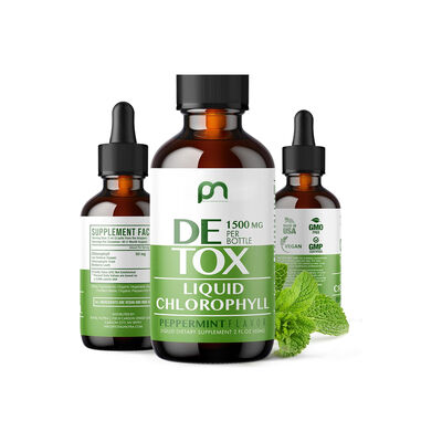 SUPPLEMENT FAC Liquid Chlorophyll Drops Peppermint Flavor Liquid Drops