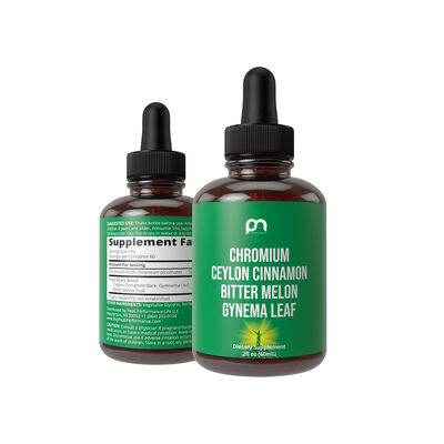 Performance Life Bitter Melon & Gymnema Leaf Liquid Supplement with Chromium Picolinate
