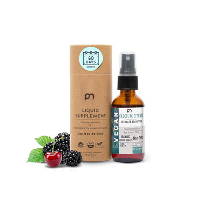 Purely Natural Calcium Citrate Liquid Spray + Vitamin C