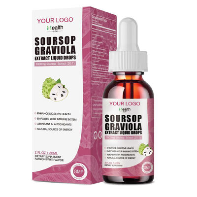 Health Glow Soursop Graviola Extract Liquid Drops Immune Support