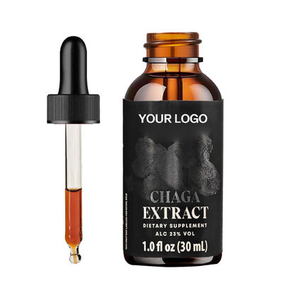 OEM ODM Factory Chaga Extract Liquid Supplement for Adults
