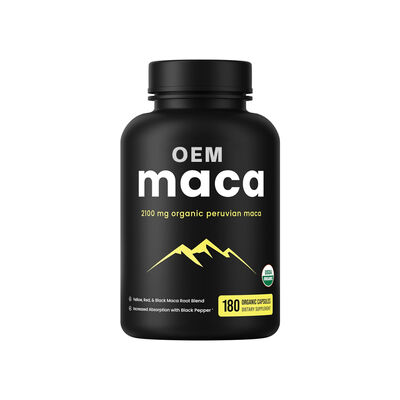 OEM Organic Maca Tri-Blend – 2100mg Peruvian Root – Vitality Support