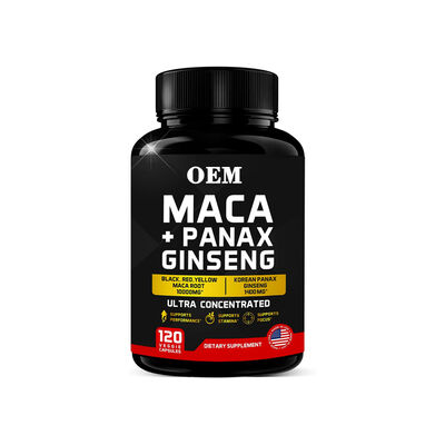 OEM Maca + Ginseng Force 2.0 – Ultra Concentrated Adaptogen Duo