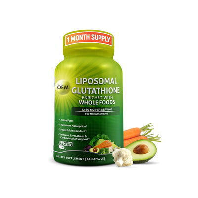 Health Glow Liposomal Goral Glutathione Tablets Organic Antioxidant