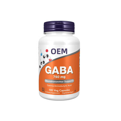 GABA 750mg – Premium Neurotransmitter & Calm Support