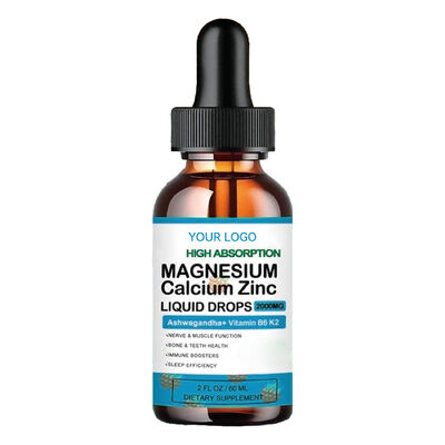 High Absorption 2000mg Nutritional Supplement Liquid Drops with Ashwagandha for Comprehensive Wellness Formula