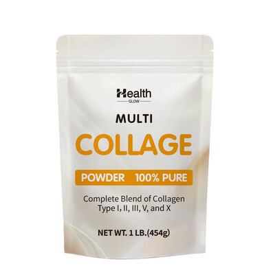 100% Pure Multi Collagen Vitamins Powder Types I II III V X | 1lb 454g For Skin & Joint