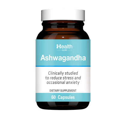 Organic 125mg Ashwagandha Leaf 60 Capsules Supplements 10mg Customized