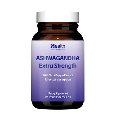 120 Veggie Ashwagandha Extract Capsules Oem Supplement 300mg With BioPerine® Enhanced Absorption