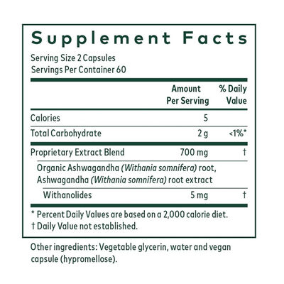 Ashwagandha Cognitive Capsules 700mg Stress Support Supplement Oem