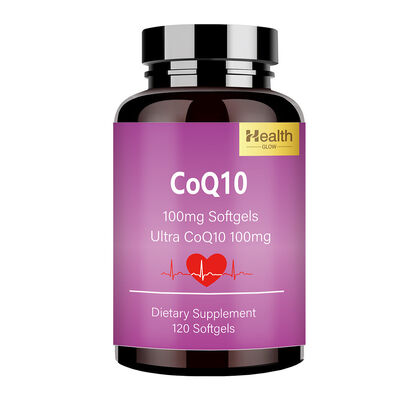 Ultra CoQ10 Coenzyme Q10 Vitamin E 100mg 120 Softgels Heart & Energy Support