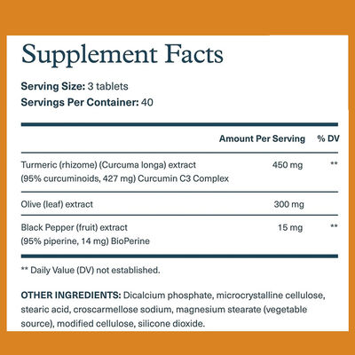 450mg Turmeric Curcumin Vitamins Tablet With BioPerine 120 Tablets Anti Inflammatory