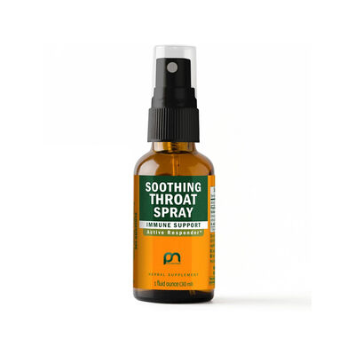 OEM Non GMO Gluten Free Soothing Throat Spray Immune Support Fast Absorbing Herbal Supplement