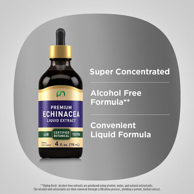 Premium Supplement Drops Echinacea Liquid Extract Gluten Free adults wellness boost