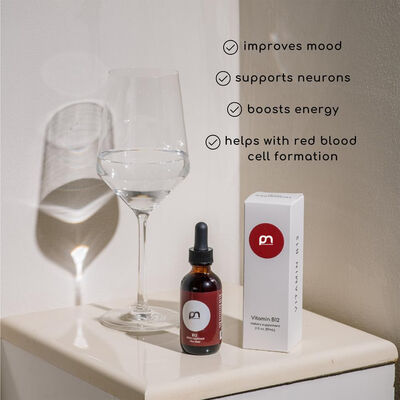 Premium Methylated Vitamin B12 Supplement  Liquid Drops Sugar Free Energy Booster