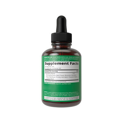 Vegan Lymphatic System Support Supplement Echinacea Liquid Drops ODM