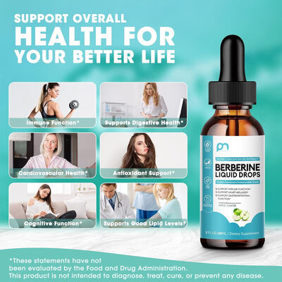 ODM Berberine Liquid Herbal Extracts Drops With Ceylon Cinnamon Turmeric