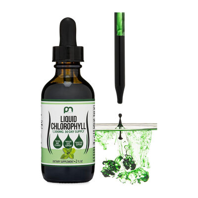 Mint Flavor Liquid Chlorophyll Supplement Drops 1500mg ODM