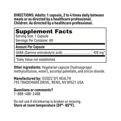 Natural Gamma Aminobutyric Acid GABA Tablets Supplements GMP certified for Adults