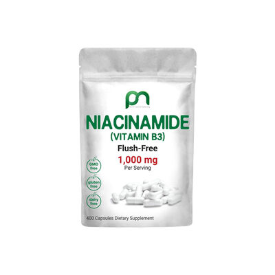 Flush-Free Niacinamide 1000mg | 400 Caps | Premium Vitamin B3 Supplement