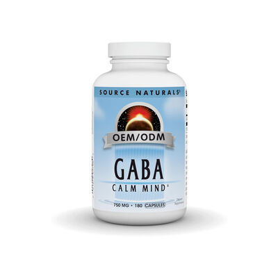 Source Naturals High-Potency GABA 750mg Calm Caps