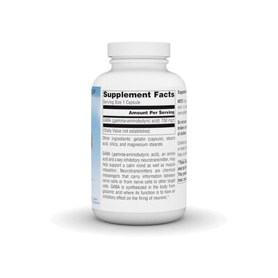 Source Naturals High-Potency GABA 750mg Calm Caps