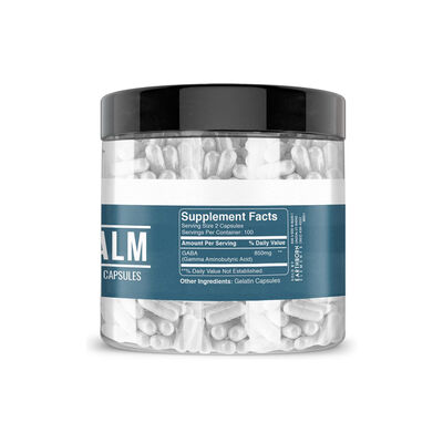 PureCalm High-Potency GABA Gelatin Capsules