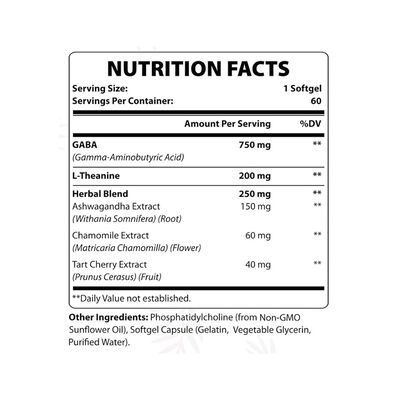 NeuroLipid GABA+ L-Theanine Liposomal Softgels
