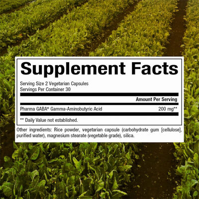 PharmaGABA® Rapid-Release Vegetarian Capsules