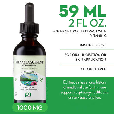 Echinacea Supreme Liquid Drops with Vitamin C & Organic Echinacea Blend