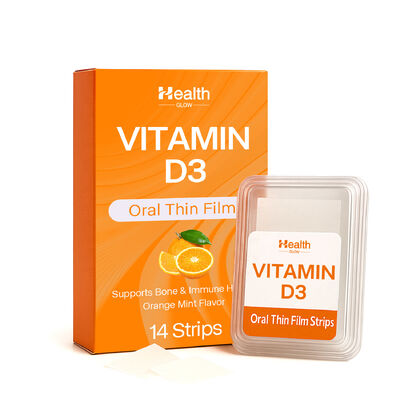 Private Label Vitamin D3 Edible Rice Paper Supplement Manufacturing Strips OEM Flavor
