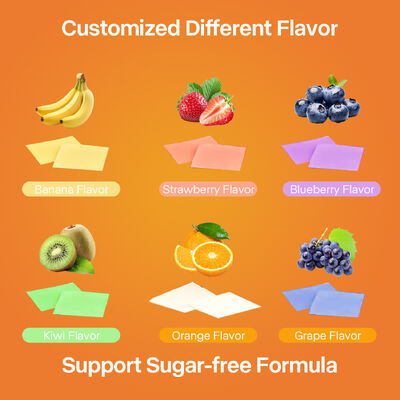 Private Label Vitamin D3 Edible Rice Paper Supplement Manufacturing Strips OEM Flavor