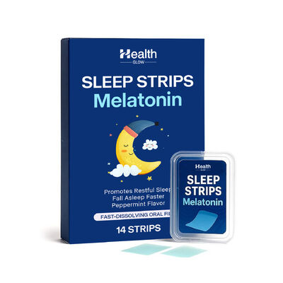 Vegan Melatonin Oral Strip Sugar-Free Fast-Melt Supplement Private Label 