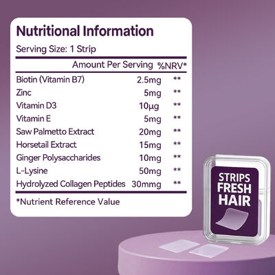 Oral Thin Strip Supplement Private Label Oral Dissolving Strips Manufacturing