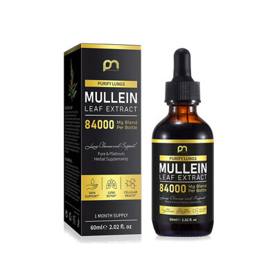 PURIFYLUNGS Mullein Leaf Extract Supplement Herbal Lung Support Dietary Drops