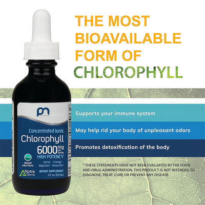 Concentrated Ionic Chlorophyll Supplement Sodium Copper Chlorophyllin Liquid Drops