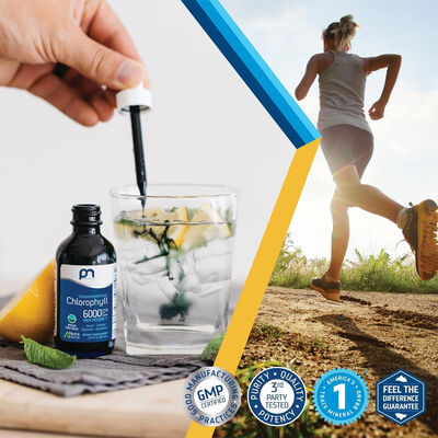 Concentrated Ionic Chlorophyll Supplement Sodium Copper Chlorophyllin Liquid Drops