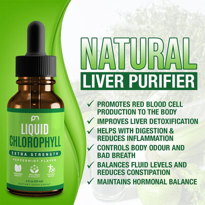 OEM Chlorophyll Liquid Drops with Sodium Copper Chlorophyllin Mulberry Leaf Extract