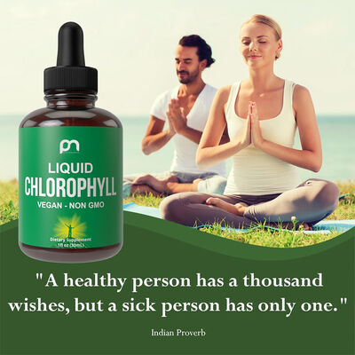 Peak Performance Liquid Chlorophyll Supplement Vegan, Non-GMO Mulberry Leaf Extract