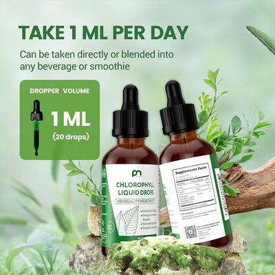 OEM Chlorophyll Liquid Drops | Natural Detox & Energy Booster | 99% Absorption