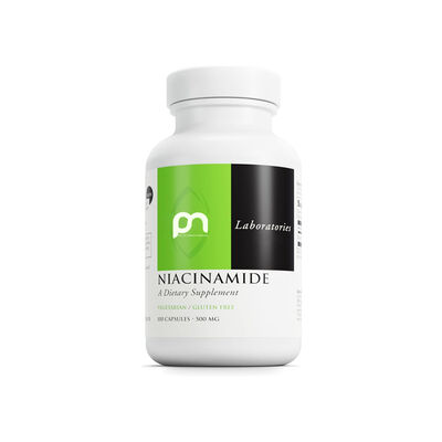 Health Glow Niacinamide 500mg Capsules | Premium Nighttime Formula | 30 Count