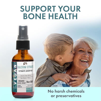 Purely Natural Calcium Citrate Liquid Spray + Vitamin C